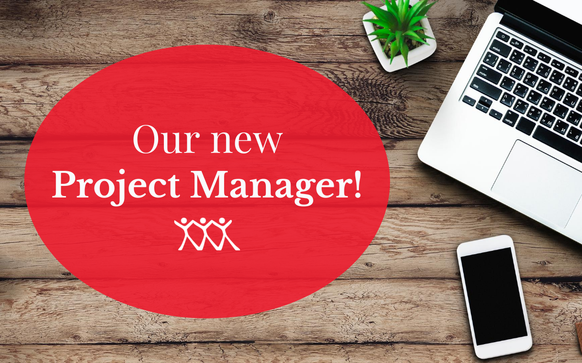 Introducing Sheridan, our newest project manager. Represented by office table flat lay of laptop, plant and an iPhone.