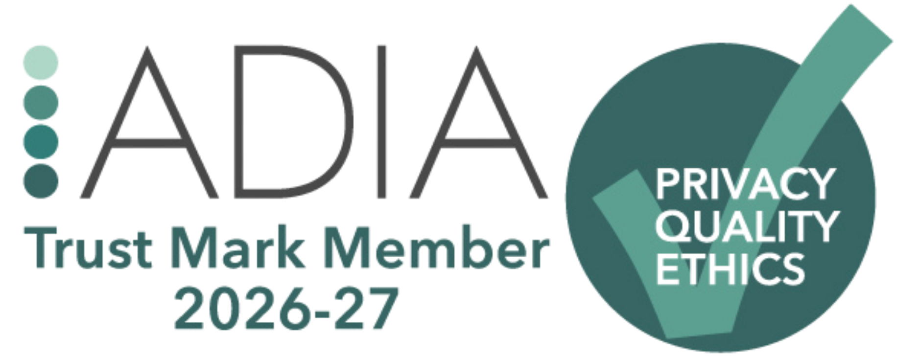 Australian Data and Insights Association Trust Mark Member - Privacy, Quality, Ethics